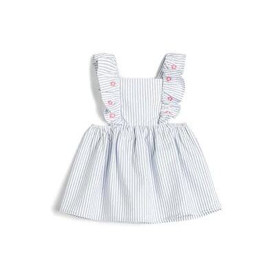 Koton baybgirls Dress Ruffle Sleeveless Flower Detail Back Cross Strappy Detail Klänning Koton baybgirls Dress Ruffle Sleeveless Flower Detail Back Cross Strappy Detail Klänning
