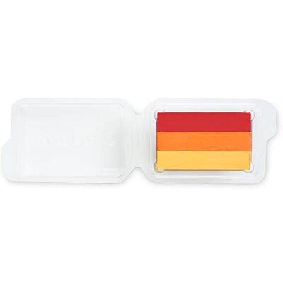 Snazaroo 1117000 barnsmink split cake mini set tiger, 3 vattenbaserade sminkfärger, lätt att tvätta, hudvänlig för karneval, halloween – färger: röd, orange, ockragul Snazaroo 1117000 barnsmink split cake mini set tiger, 3 vattenbaserade sminkfärger, lätt att tvätta, hudvänlig för karneval, halloween – färger: röd, orange, ockragul