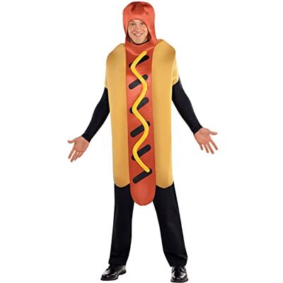 amscan 9918187 Vuxna Män Kvinnor Hot Diggety Hund Nyhet Maskeraddräkt Storlek Extra Large amscan 9918187 Vuxna Män Kvinnor Hot Diggety Hund Nyhet Maskeraddräkt Storlek Extra Large