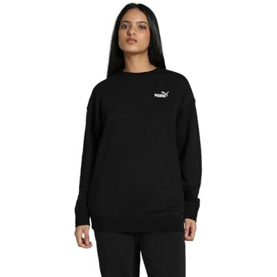 PUMA flickor Ess Small No. 1 Logo Relaxed Crew Tr Tröja med huva PUMA flickor Ess Small No. 1 Logo Relaxed Crew Tr Tröja med huva