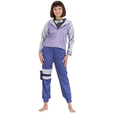 Chaks Hinata Hyuga-peruk för kvinnor, officiell Naruto-utklädningstillbehör, lila hår, anime, cosplay, karneval och Comic Con Chaks Hinata Hyuga-peruk för kvinnor, officiell Naruto-utklädningstillbehör, lila hår, anime, cosplay, karneval och Comic Con