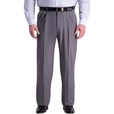 Haggar herr Klassisk Big & Tall Premium Comfort Classic Fit Pleat Dress Pant Haggar herr Klassisk Big & Tall Premium Comfort Classic Fit Pleat Dress Pant