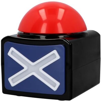 Boland 30870 – Party Buzzer med ljud, larm för frågesport, reaktion eller drickspel, signal för svensexa, födelsedag Boland 30870 – Party Buzzer med ljud, larm för frågesport, reaktion eller drickspel, signal för svensexa, födelsedag