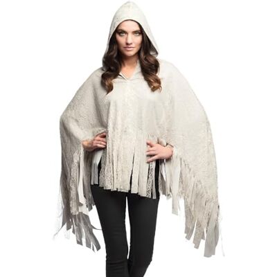 Boland 79278 – Poncho spöke Marian, en storlek, kappa med huva för karnevaldräkt, tillbehör för kostym, karneval eller halloween Boland 79278 – Poncho spöke Marian, en storlek, kappa med huva för karnevaldräkt, tillbehör för kostym, karneval eller halloween