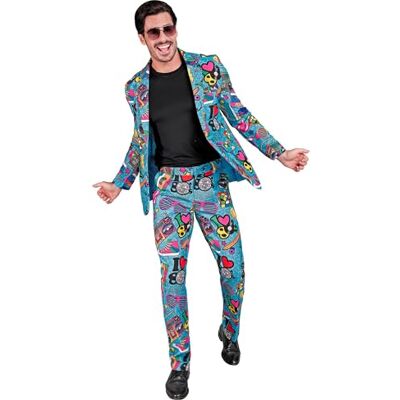 W WIDMANN MILANO Party Fashion – Party Fashion kostym, jacka och byxor, kostym, showmen, karnevalkostymer W WIDMANN MILANO Party Fashion – Party Fashion kostym, jacka och byxor, kostym, showmen, karnevalkostymer