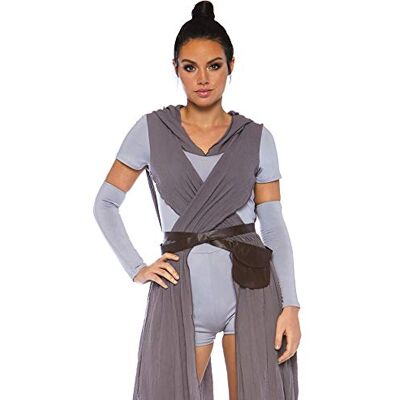 Leg Avenue 86728-3 Tlg Kostüm Set Galaxy Rebel, Größe XL(Grau), Damen Karneval Kostüm Fasching Leg Avenue 86728-3 Tlg Kostüm Set Galaxy Rebel, Größe XL(Grau), Damen Karneval Kostüm Fasching