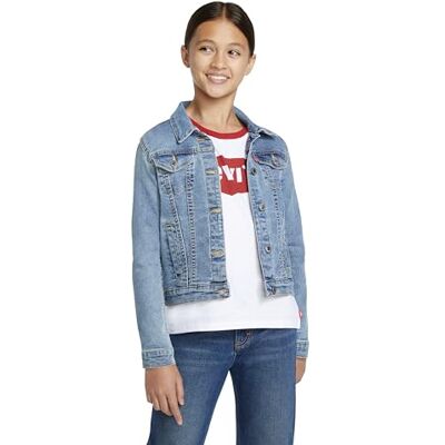 Levi's Stretch truckerjacka flickor 10–16 år, Blå, 10 år Levi's Stretch truckerjacka flickor 10–16 år, Blå, 10 år