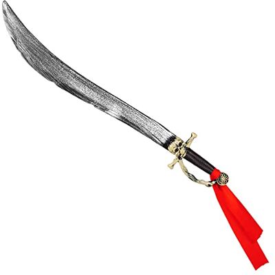 Boland 00675 – piratsvärd av plast, längd 82 cm, leksak, vapen för karneval, tillbehör för kostymer, attraktion för karnevaldräkt, piratkostym Boland 00675 – piratsvärd av plast, längd 82 cm, leksak, vapen för karneval, tillbehör för kostymer, attraktion för karnevaldräkt, piratkostym