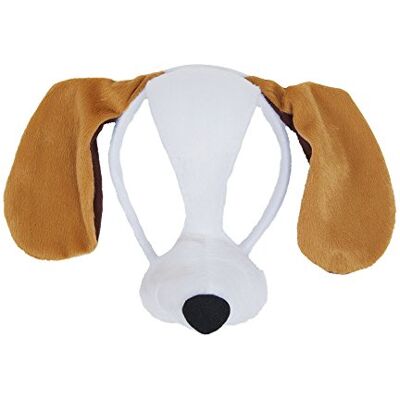 Bristol Novelty Bristol nyhet EM154 hundmask och ljud på pannband, unisex-barn, flerfärgad, en storlek halloween halloween Bristol Novelty Bristol nyhet EM154 hundmask och ljud på pannband, unisex-barn, flerfärgad, en storlek halloween halloween