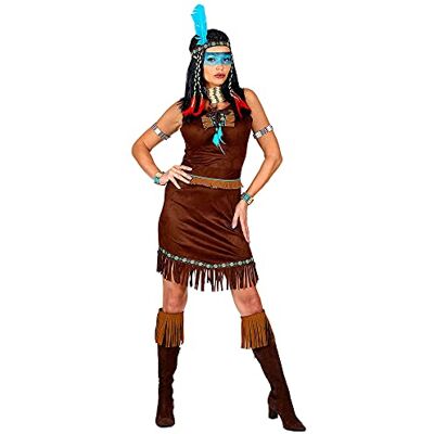 W WIDMANN MILANO Party Fashion – Kostym indianer, hövlingdotter, klänning, bälte, pannband, karneval, temafest W WIDMANN MILANO Party Fashion – Kostym indianer, hövlingdotter, klänning, bälte, pannband, karneval, temafest