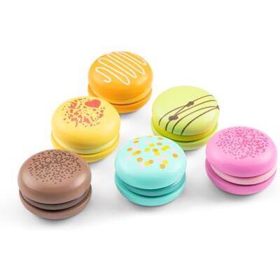 Nya klassiska leksaker Macarons - 6 stycken Nya klassiska leksaker Macarons - 6 stycken