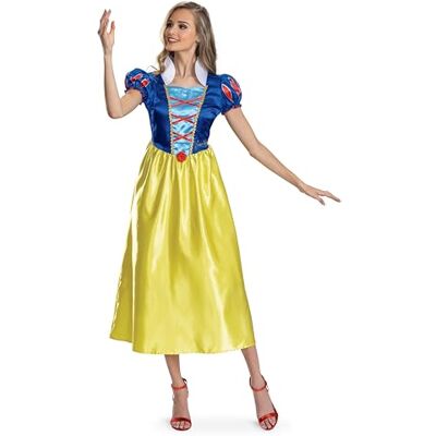 Disguise 158369B-EU Snövit Basic Plus vuxen (Eu) Disney prinsessa maskeradklänning, kvinnor, multi, M Disguise 158369B-EU Snövit Basic Plus vuxen (Eu) Disney prinsessa maskeradklänning, kvinnor, multi, M