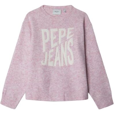 Pepe Jeans flickors BEKKY stickat, lila (ljus orkidé lila), 6, Lila (Ljus orkidélila), 6 år Pepe Jeans flickors BEKKY stickat, lila (ljus orkidé lila), 6, Lila (Ljus orkidélila), 6 år