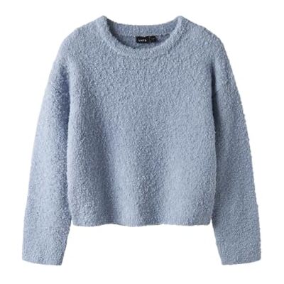 Lmtd Nlfroucle Ls Short Knit, Kentucky Blå, 122-128 Lmtd Nlfroucle Ls Short Knit, Kentucky Blå, 122-128