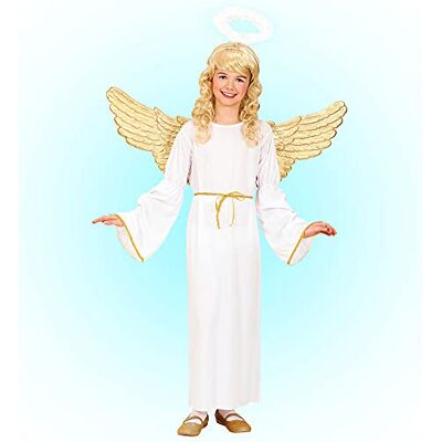 W WIDMANN MILANO Party Fashion – barndräkt ängel, klänning, jul, spjälsäng spel, julkostym, karneval W WIDMANN MILANO Party Fashion – barndräkt ängel, klänning, jul, spjälsäng spel, julkostym, karneval