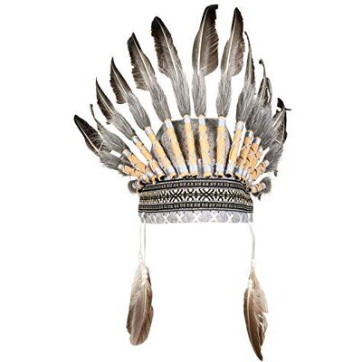 Boland 44091 – huvudbonader indianer, med fjädrar och pärlor, hövda, vilda västar, kostym, karneval, temafest Boland 44091 – huvudbonader indianer, med fjädrar och pärlor, hövda, vilda västar, kostym, karneval, temafest