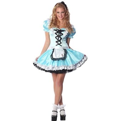 Rubie's D19240 Go Ask Alice Wonderland vuxenstorlekar kostymer, blå, XS Rubie's D19240 Go Ask Alice Wonderland vuxenstorlekar kostymer, blå, XS