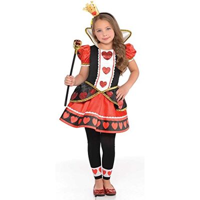 amscan 9901795 Queen of Hearts kostym ålder 6–8 år – 1 st amscan 9901795 Queen of Hearts kostym ålder 6–8 år – 1 st