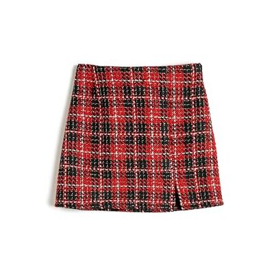 Koton flickor Check Skorts Envelop Drawstring kjol Koton flickor Check Skorts Envelop Drawstring kjol