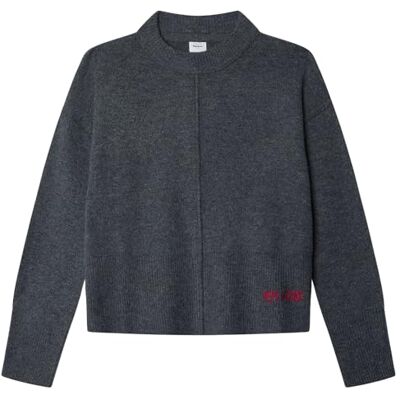 Pepe Jeans flickor Bibby Stickat, Grå (Skuggad grå), 8, Grå (skuggad grå), 8 år Pepe Jeans flickor Bibby Stickat, Grå (Skuggad grå), 8, Grå (skuggad grå), 8 år