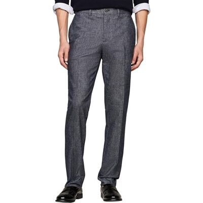 Tommy Hilfiger herr Klänningbyxor Dc Denton Borstad Marl Mw0mw36735 Tommy Hilfiger herr Klänningbyxor Dc Denton Borstad Marl Mw0mw36735