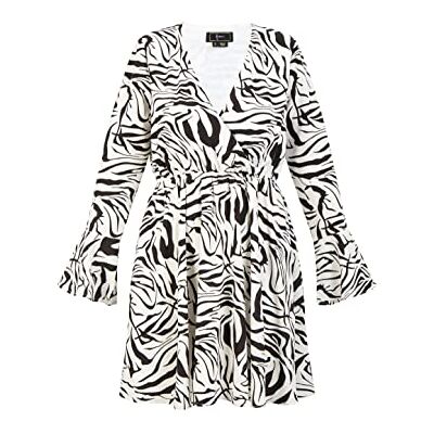 paino damklänning – zebraprint 19226443-PA01, vit svart, XL, Klänning – zebraprint, XL paino damklänning – zebraprint 19226443-PA01, vit svart, XL, Klänning – zebraprint, XL