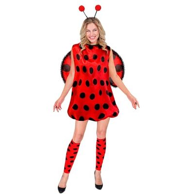 W WIDMANN MILANO Party Fashion nyckelpiga kostym djur kostym för karneval, temafester W WIDMANN MILANO Party Fashion nyckelpiga kostym djur kostym för karneval, temafester