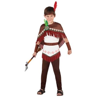 Boland Native Dakota barnkostym, kostym för barnfest, temafest, karneval, maskeraddräkt för indianer, vild västerndräkt Boland Native Dakota barnkostym, kostym för barnfest, temafest, karneval, maskeraddräkt för indianer, vild västerndräkt