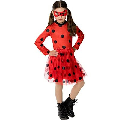 Rubie's Mirakulös nyckelpiga tutu klänning storlek 5-8 år I-300834 Rubie's Mirakulös nyckelpiga tutu klänning storlek 5-8 år I-300834