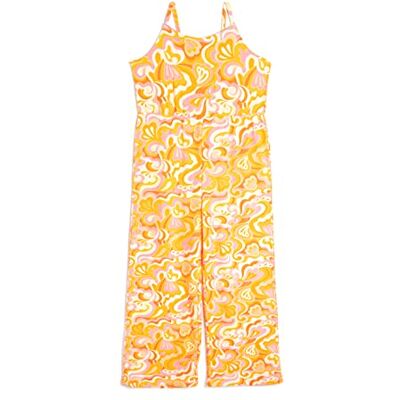 Koton flickor Overalls Halter Neck Strappy Psychedelic Printed Klänning Koton flickor Overalls Halter Neck Strappy Psychedelic Printed Klänning