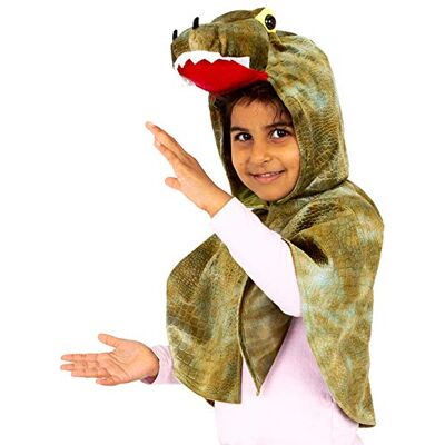 Pretend to Bee krokodil cape utklädningsdräkt för barn, 3-7 år Pretend to Bee krokodil cape utklädningsdräkt för barn, 3-7 år