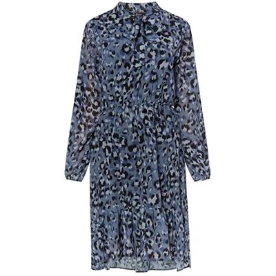 NAEMI Damklänning med leopardtryck 19229629-NA01, grå lejon, M, Klänning med leopardtryck, M NAEMI Damklänning med leopardtryck 19229629-NA01, grå lejon, M, Klänning med leopardtryck, M