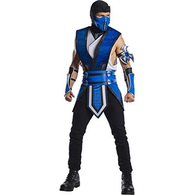Rubie's Mortal Kombat 11 Sub Zero dräkt, Som på bilden, En Storlek Rubie's Mortal Kombat 11 Sub Zero dräkt, Som på bilden, En Storlek