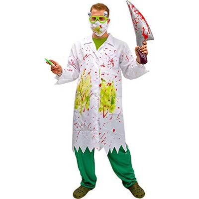 Ciao Doctor Toxic costume disguise fancy dress man adult (One size) Ciao Doctor Toxic costume disguise fancy dress man adult (One size)
