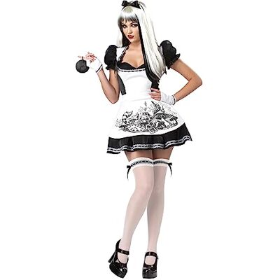 California Costumes Damer platatiumkollektion – Dark Alice vuxna – flerfärgad – liten California Costumes Damer platatiumkollektion – Dark Alice vuxna – flerfärgad – liten