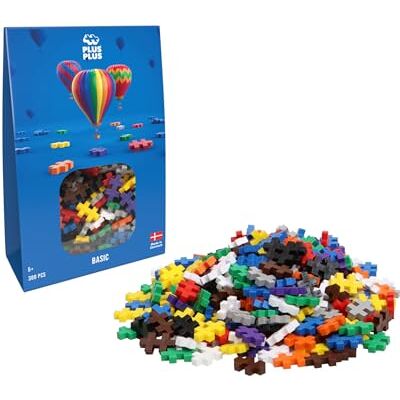 Plus-Plus Basic färgmix 300 bitar Byggklossar, Bygga, Utvecklande leksaker för barn, STEM, STEAM, Producerat i Danmark Plus-Plus Basic färgmix 300 bitar Byggklossar, Bygga, Utvecklande leksaker för barn, STEM, STEAM, Producerat i Danmark