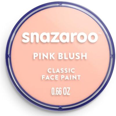 Snazaroo Klassisk ansikts- och kroppsfärg för barn och vuxna, rosa färg, vattenbaserad, lätt tvättbar, giftfri, smink, kroppsmålning för fester, för åldrarna 3+ Snazaroo Klassisk ansikts- och kroppsfärg för barn och vuxna, rosa färg, vattenbaserad, lätt tvättbar, giftfri, smink, kroppsmålning för fester, för åldrarna 3+
