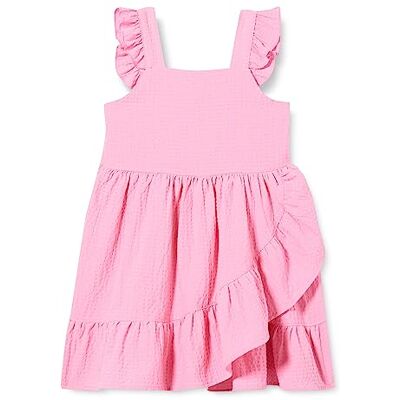 Koton Babyflicka klänning Ruffle Strappy U Neck Animal, ROSA, 9-12 Monate Koton Babyflicka klänning Ruffle Strappy U Neck Animal, ROSA, 9-12 Monate