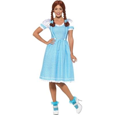 Smiffys Kansas Country Girl Costume Blue & White (S) Smiffys Kansas Country Girl Costume Blue & White (S)