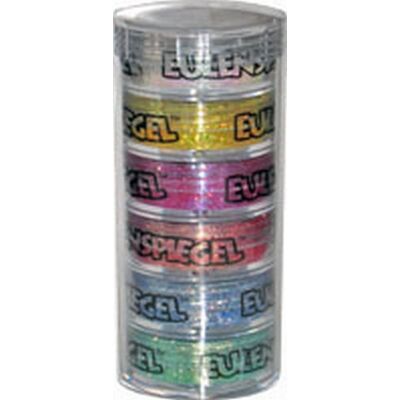 Eulenspiegel Ugglespegel 99158 – polyesterglitter glamour utgåva, 6 x 6 g, spridda glitter, karneval, halloween, temafest Eulenspiegel Ugglespegel 99158 – polyesterglitter glamour utgåva, 6 x 6 g, spridda glitter, karneval, halloween, temafest