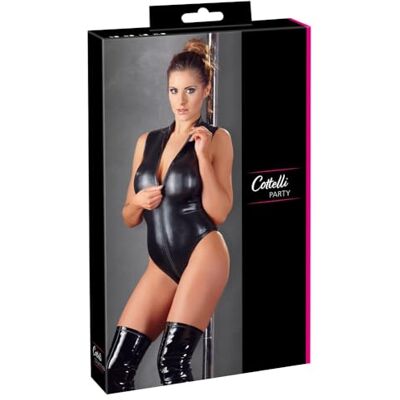 COTTELLI PARTY Body med dragkedja L Svart COTTELLI PARTY Body med dragkedja L Svart