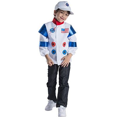 Dress Up America låtsades Astronaut Play Kostym Storlek Toddler4 Small (3-6 år) Dress Up America låtsades Astronaut Play Kostym Storlek Toddler4 Small (3-6 år)