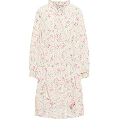 LYNNEA Damklänning med blomtryck 10523640-LY02, vit, flerfärgad, XL, Klänning med blomtryck, XL LYNNEA Damklänning med blomtryck 10523640-LY02, vit, flerfärgad, XL, Klänning med blomtryck, XL