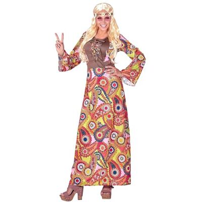 W WIDMANN MILANO Party Fashion – Kostym hippie dam, klänning, blomma kraft, reggae, karnevalkostymer W WIDMANN MILANO Party Fashion – Kostym hippie dam, klänning, blomma kraft, reggae, karnevalkostymer