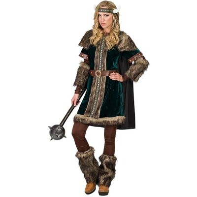 Boland – Kostym viking för kvinnor, 12 delar, karnevalkostym för temafest, halloween eller karneval, sjöfarare Boland – Kostym viking för kvinnor, 12 delar, karnevalkostym för temafest, halloween eller karneval, sjöfarare