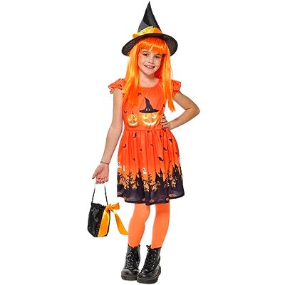 Rubie's - Häxkostym pumpa storlek 5-7 år - Kostym Rubie's - Häxkostym pumpa storlek 5-7 år - Kostym