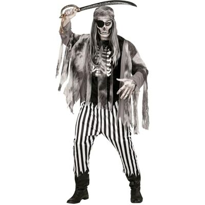 W WIDMANN MILANO Party Fashion – Kostym spökskeppspirat, pirat, ande, sjömanare, skräck, halloween, karnevaldräkter W WIDMANN MILANO Party Fashion – Kostym spökskeppspirat, pirat, ande, sjömanare, skräck, halloween, karnevaldräkter