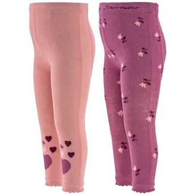Sterntaler flickor Leggings dubbelpack hjärtan Leggings Doppelpack Herzen Sterntaler flickor Leggings dubbelpack hjärtan Leggings Doppelpack Herzen