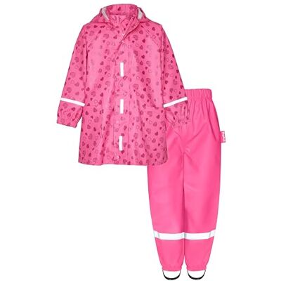 Playshoes Regndräkt i två delar, maskdräkt, vattentät, Hjärta linning, 92 Playshoes Regndräkt i två delar, maskdräkt, vattentät, Hjärta linning, 92