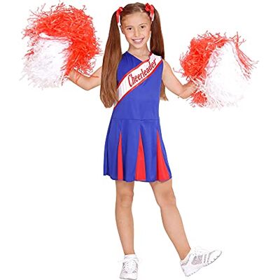 W WIDMANN MILANO Party Fashion – barnkostym cheerleader, klänning, gymnasiet, skoluniform, karnevaldräkt, karneval W WIDMANN MILANO Party Fashion – barnkostym cheerleader, klänning, gymnasiet, skoluniform, karnevaldräkt, karneval